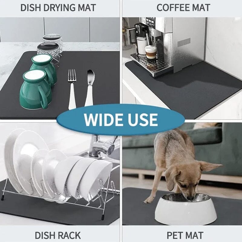 Kitchen Super Absorbent Draining Mat | Stornfield