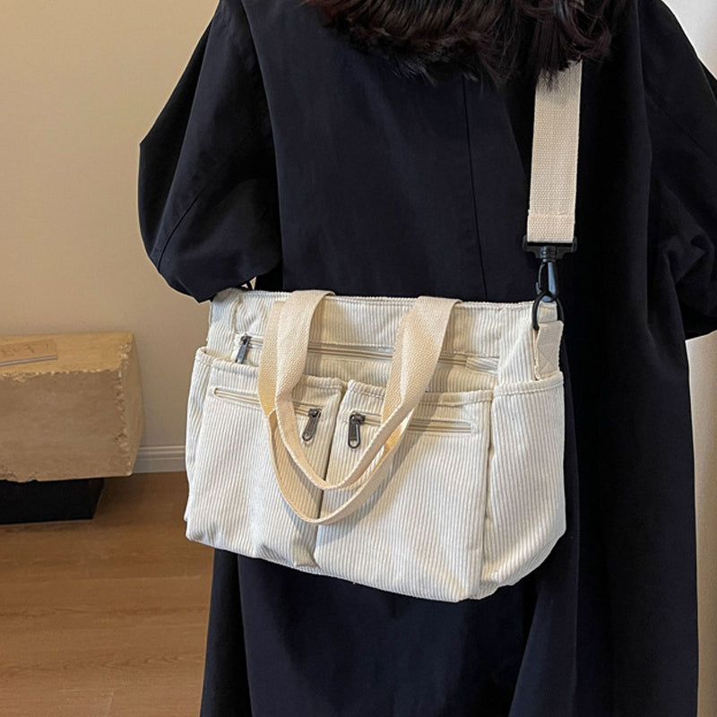 Corduroy Tote Bag, One Color | Stornfield
