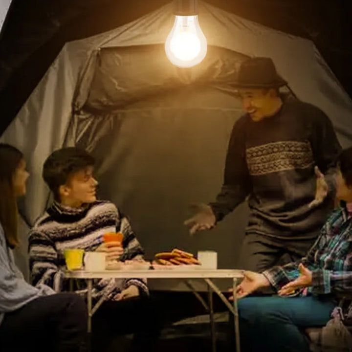 Outdoor Camping Hanging Type-C Charging Retro Bulb Light | Stornfield