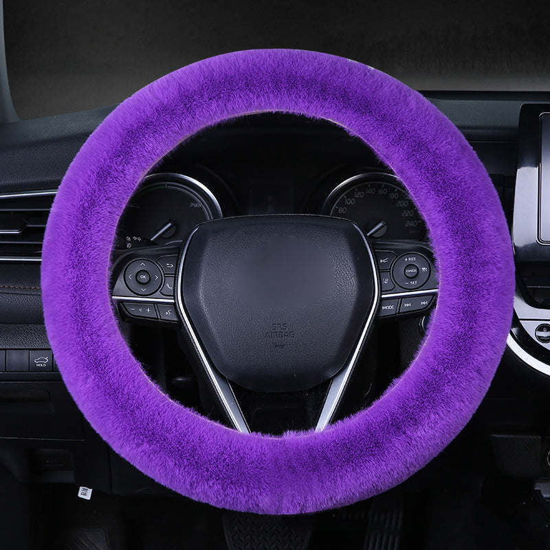 Universal Plush Steering Wheel Cover for Car | Stornfield