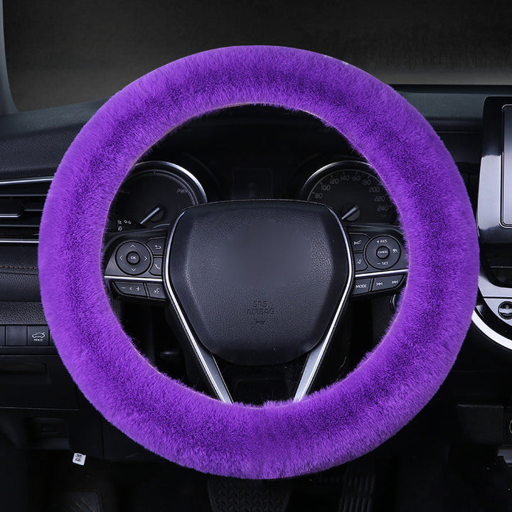 Universal Plush Steering Wheel Cover for Car | Stornfield
