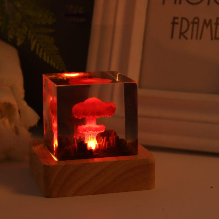 Resin Lamp With Explosive Bombs | Stornfield