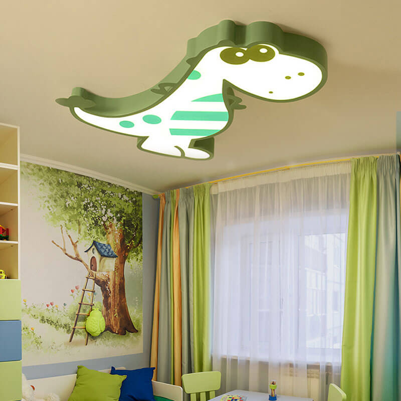 Stornfield | DinoBright LED Ceiling Light | Creative Dinosaur Design | Kids Bedroom Lamp | Warm & White Light | Dimmable