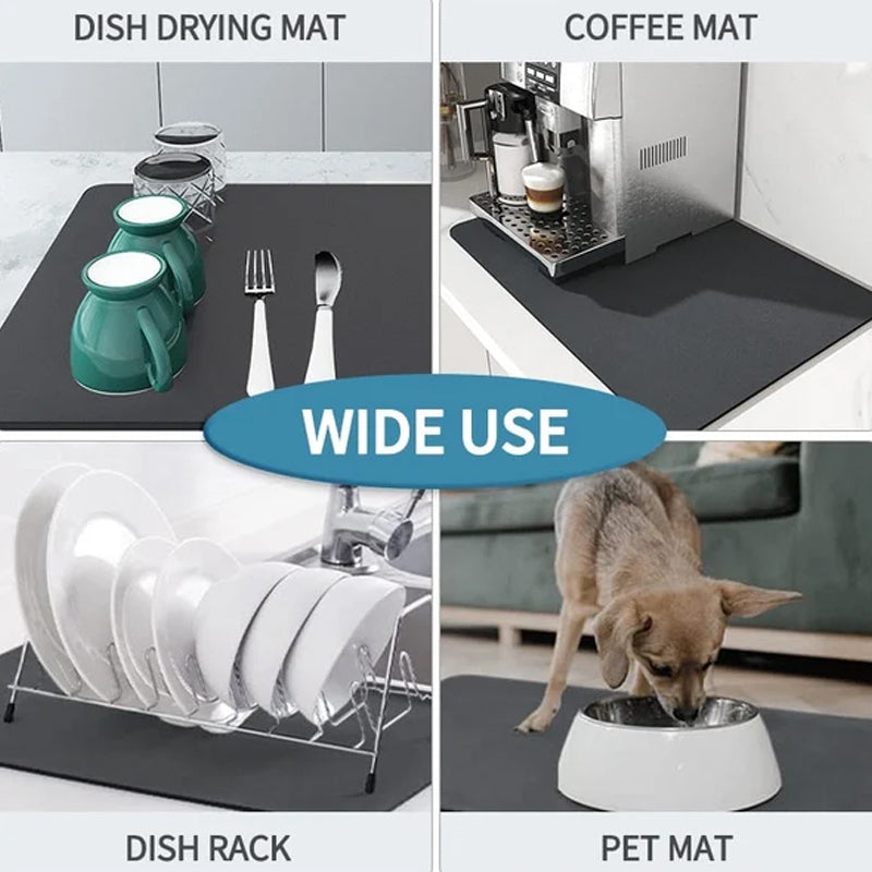 Kitchen super absorbent drying mat | Stornfield