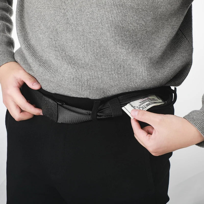 Anti-theft belt with hidden wallet | Stornfield