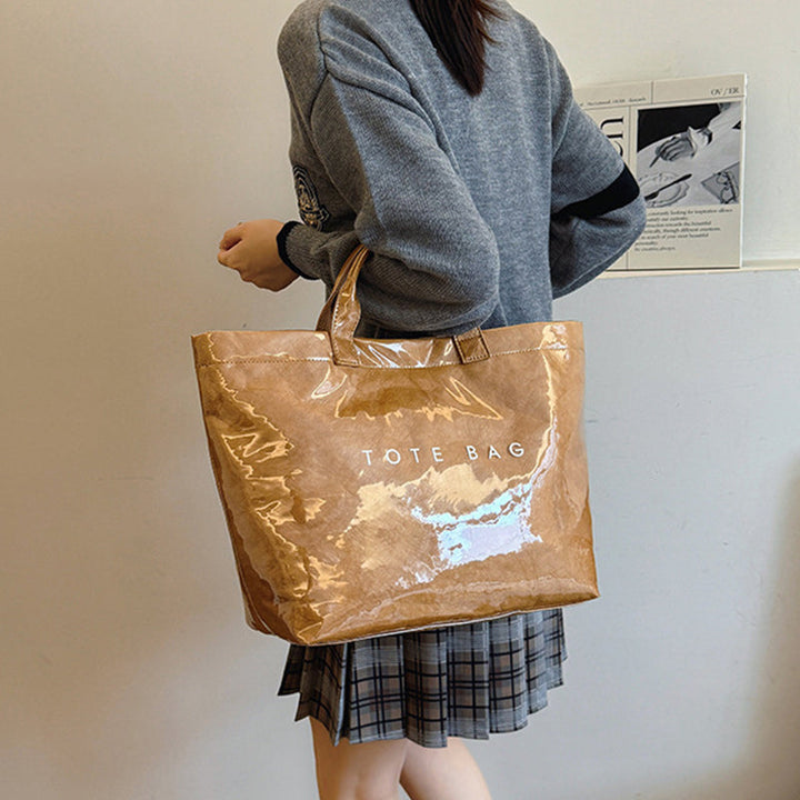 Women Letter Print Tote Bag | Stornfield