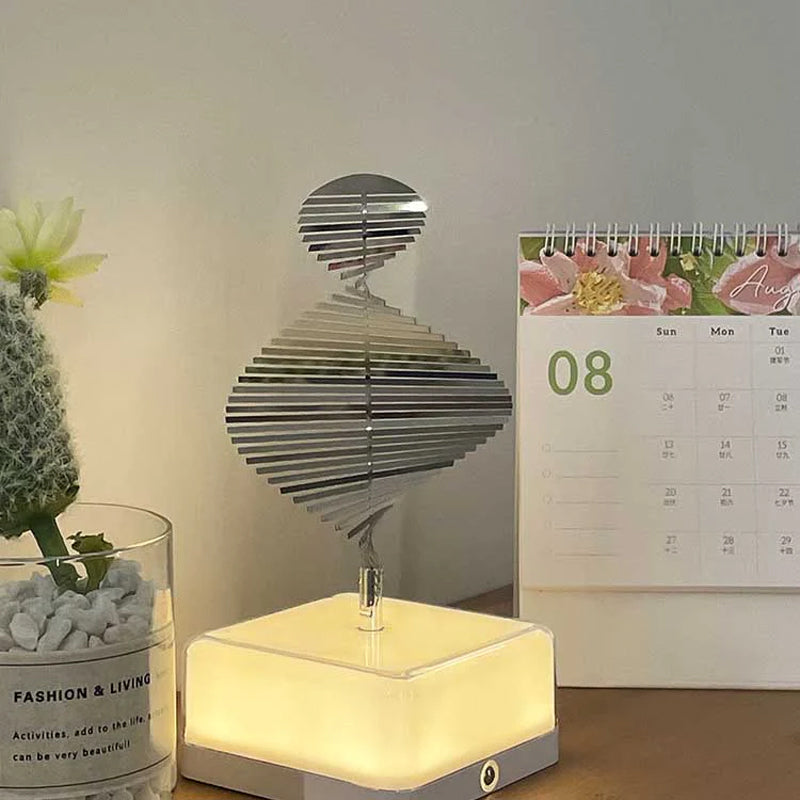 Rotating ambient light made of metal | Stornfield