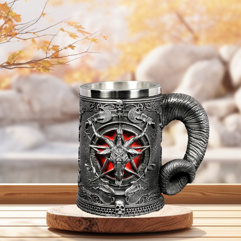 Creative Medieval Stainless Steel Tankard for Beer Coffee | Stornfield