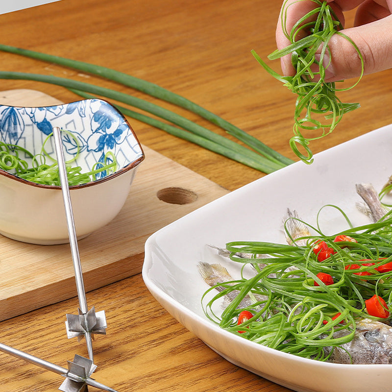 Stainless Steel Plum Blossom Onion Slicer | Stornfield