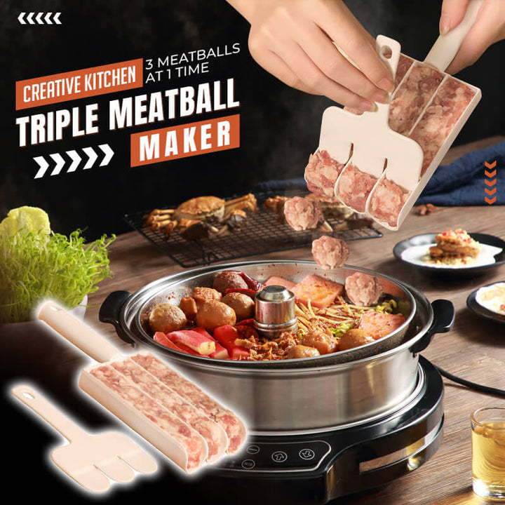 Creative Kitchen Triple Meatball Maker | Stornfield