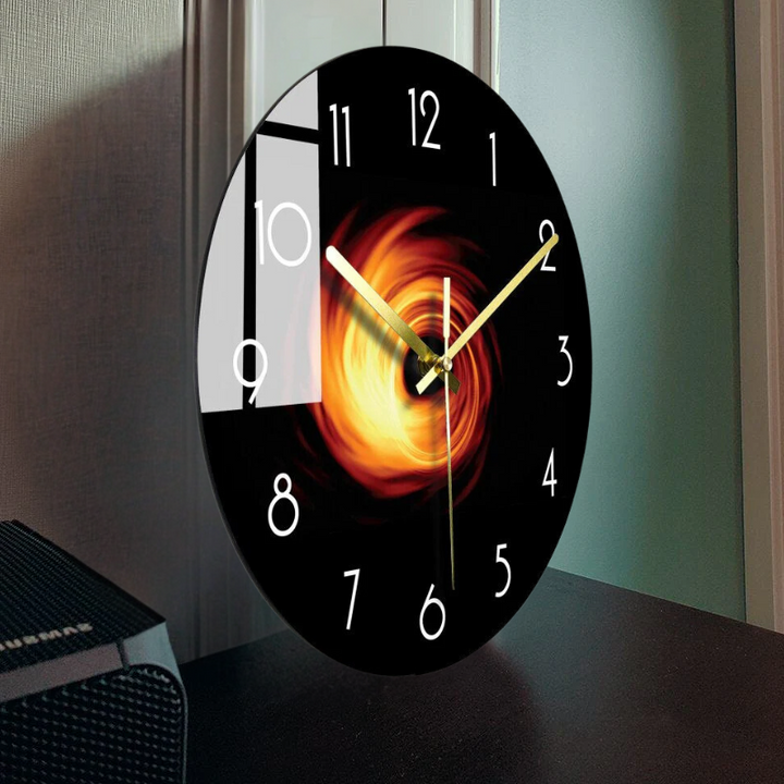 Artistic glass wall clock for stylish interiors | Stornfield