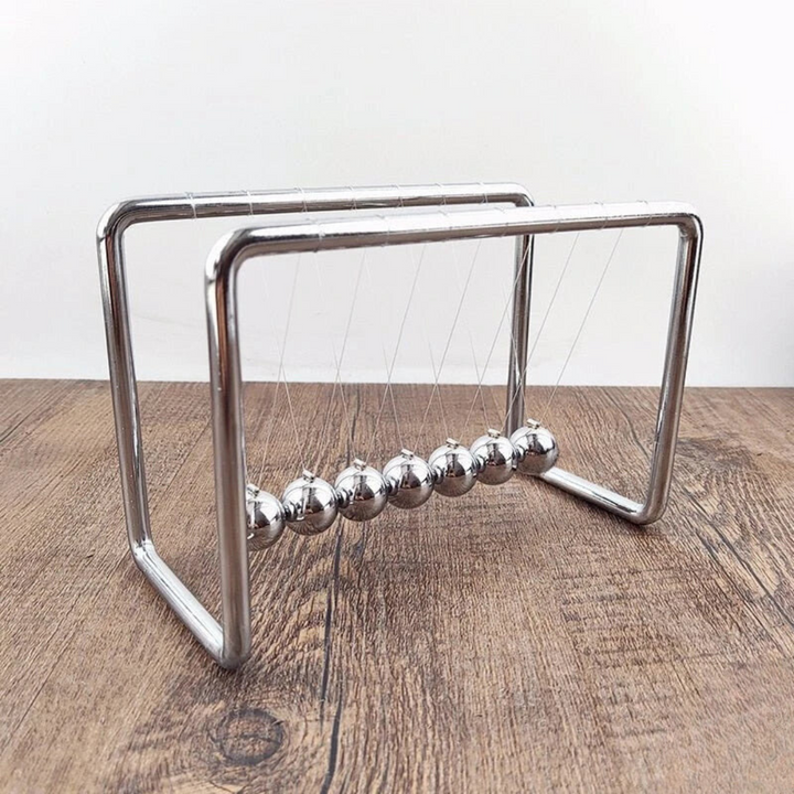Stornfield | Silver Pendulum Balance Balls Newton's Cradle Desk Toy