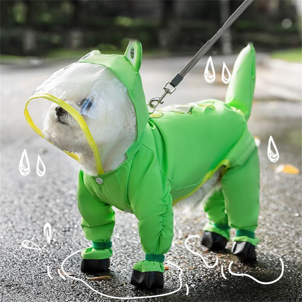 Stornfield | Waterproof Animal-Shaped Dog Raincoat with Tail