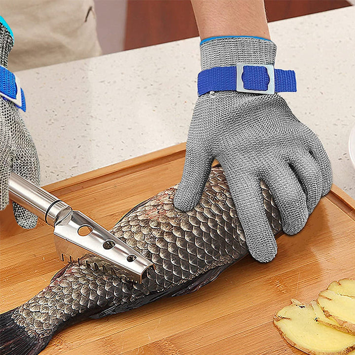 Stornfield | Stainless Steel Mesh Metal Protective Gloves for Laboratory