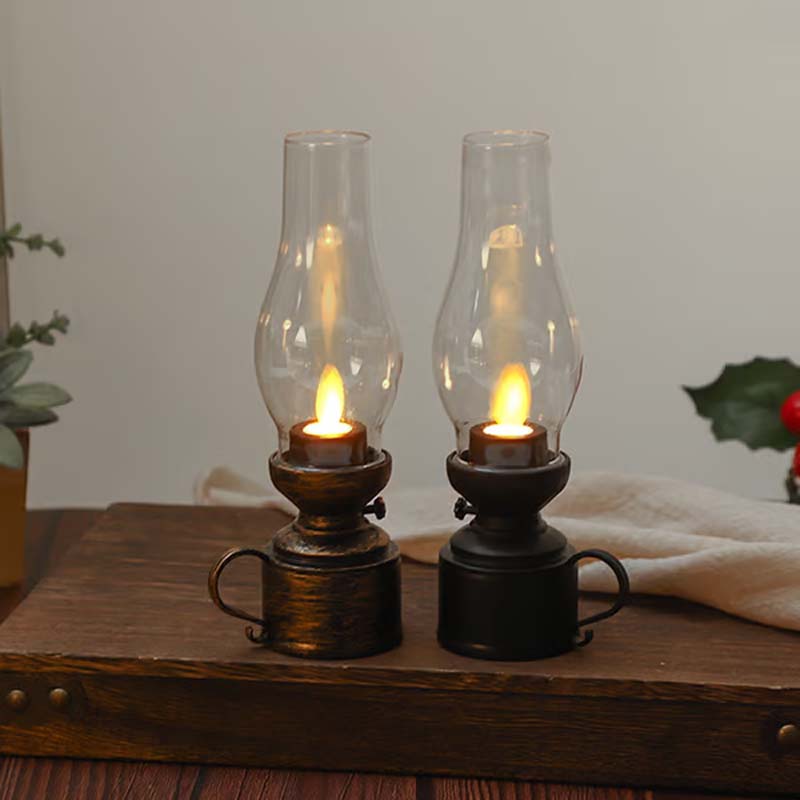Electronic LED Vintage Oil Lamp | Stornfield