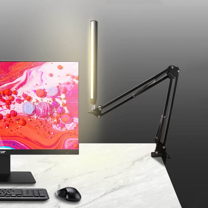 Stornfield | LED Eye-Protection Clip-On USB Reading Light with Long Foldable Arm