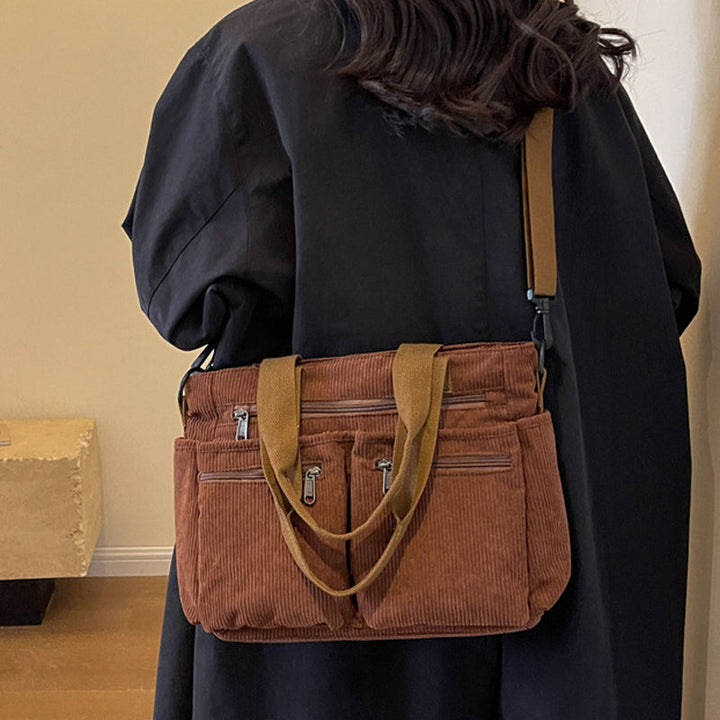 Corduroy Tote Bag, One Color | Stornfield