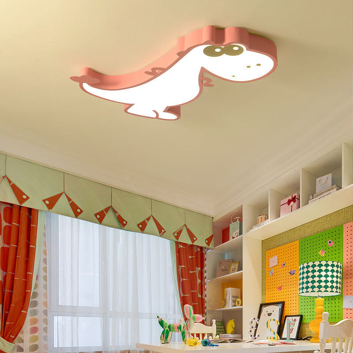 Stornfield | DinoBright LED Ceiling Light | Creative Dinosaur Design | Kids Bedroom Lamp | Warm & White Light | Dimmable