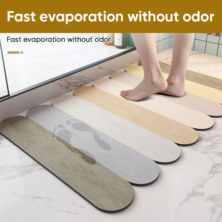 Non-Slip Absorbent Striped Floor Mat, Quick-Drying Bathroom Balcony Rug | Stornfield