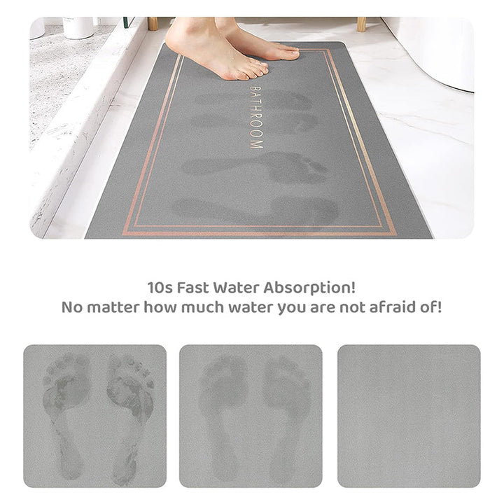 Minimalist Super Absorbent Quick Drying Bath Mat | Stornfield