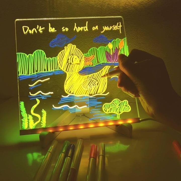 Stornfield | LED Message Board with 7 Color Pens