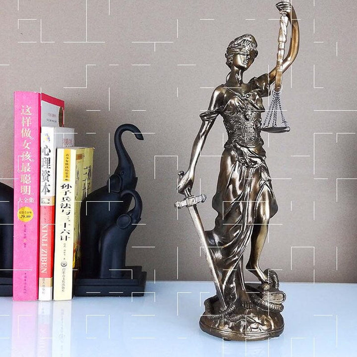 Goddess of Justice Statue Decoration | Stornfield