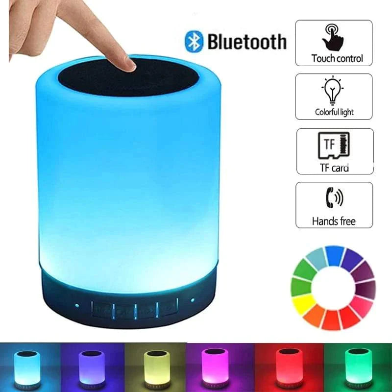 Colorful LED Night Light Bluetooth Touchpad Wireless Speaker Stornfield