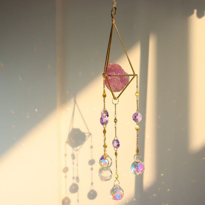 Stornfield | LumiChime Crystal Wind Chime | Harmonious Sounds | Garden and Indoor Decor | Sparkling Design