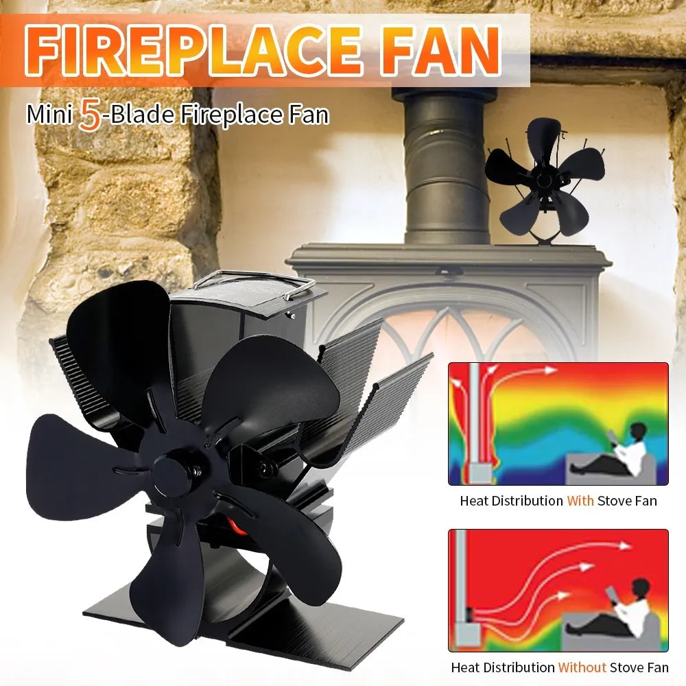 Stornfield | Best Wood Burner Stove Fan for Log Burning Fire Stove