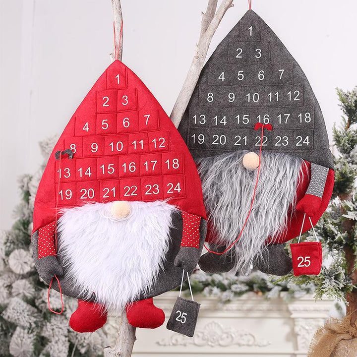 Countdown To Christmas Santa Pendant Advent Calendar | Stornfield