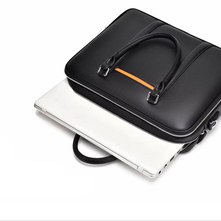 Stornfield | Manhattan Leather Business Laptop Briefcase Crossbody Handbag