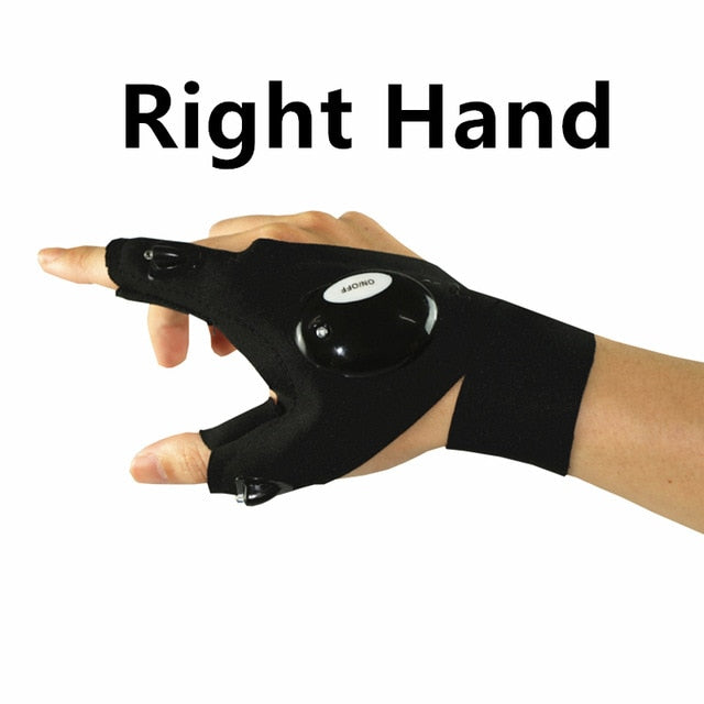 Fingerless Glove LED Flashlight | Stornfield