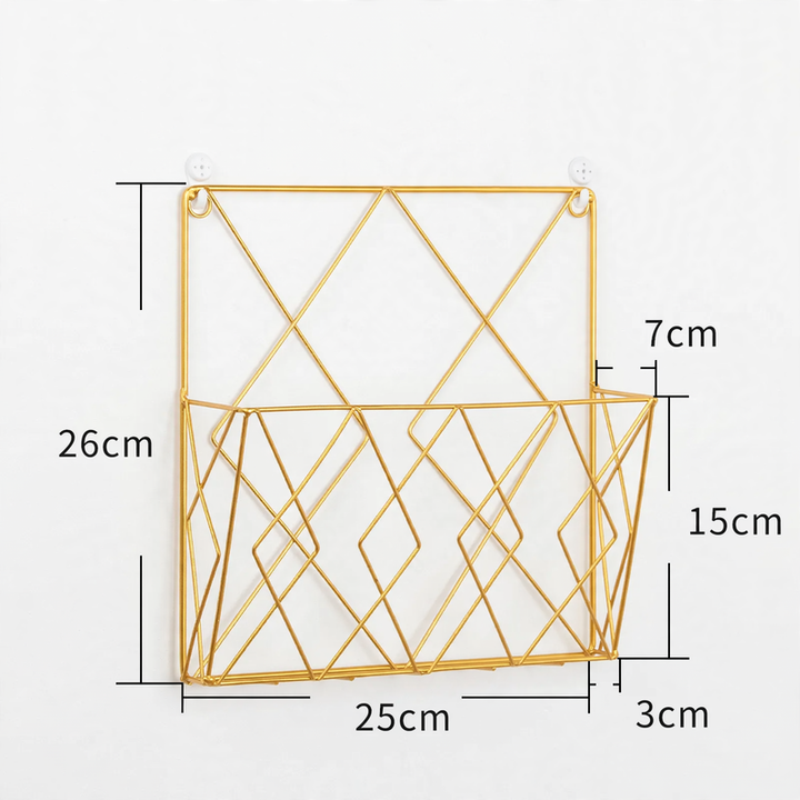 Iron wall shelf, modern and minimalist