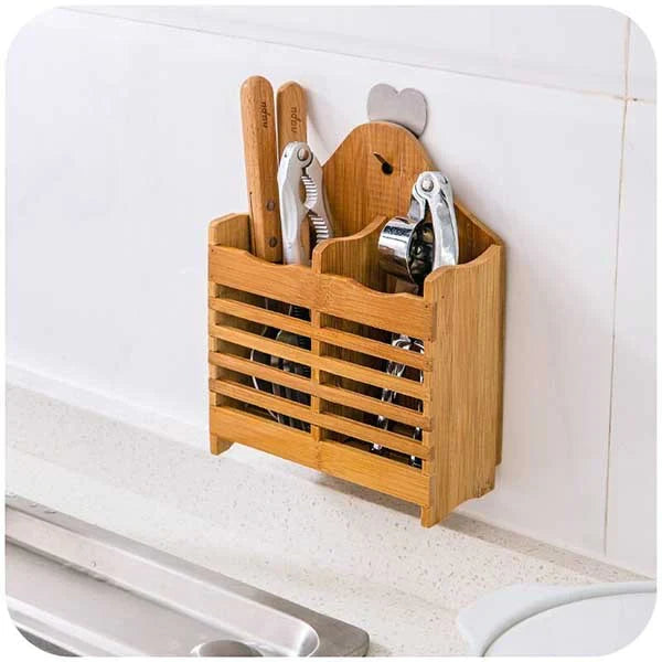 Stornfield Wooden Cutlery Holder