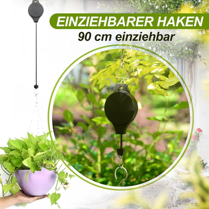 Retractable Hook, Plant Pulley for Garden Pots and Bird Feeder | Stornfield