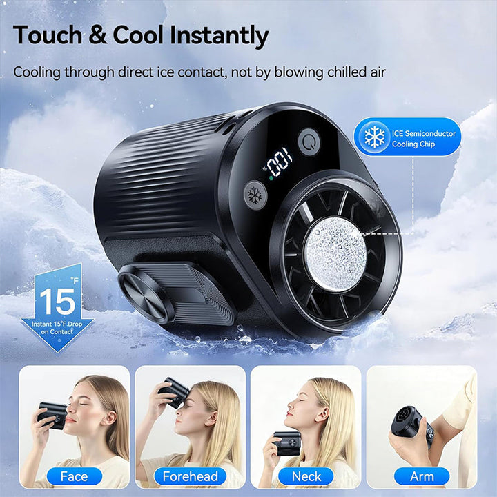 Portable Ice Cooling Waist Fan | Stornfield