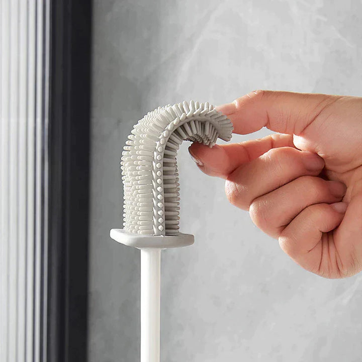 Silicone toilet brush with wall holder – Ultimate hygiene solution | Stornfield