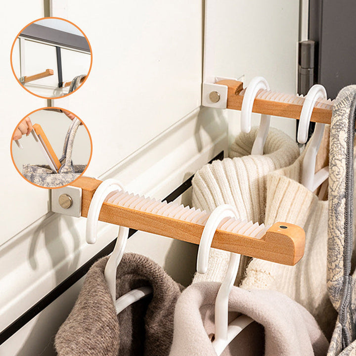 Stornfield | Crochets en bois pliants pour porte