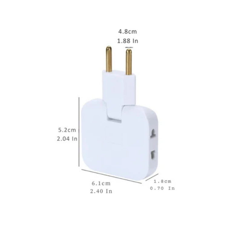 Stornfield | FlexiPlug – Ultra-slim 180° Rotating Power Strip with Multiple Sockets