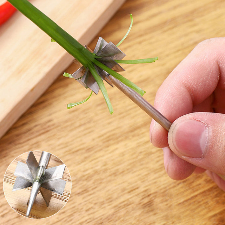 Stainless Steel Plum Blossom Onion Slicer | Stornfield