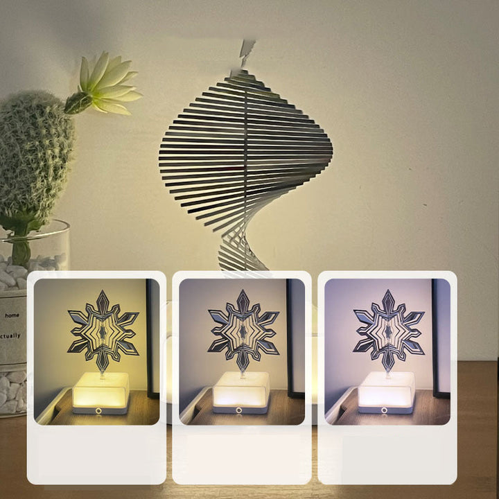 Rotating ambient light made of metal | Stornfield