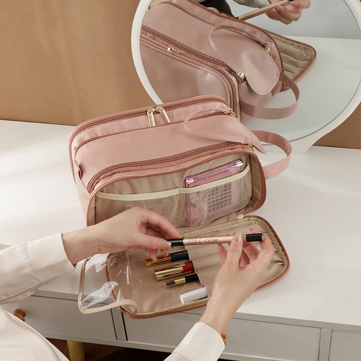 Portable cosmetics bag with large capacity | Stornfield