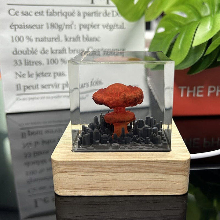 Resin Lamp With Explosive Bombs | Stornfield