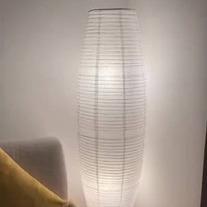 Modern floor lamp with double lampshade – LumiTwins design lamp 137 cm high | Stornfield