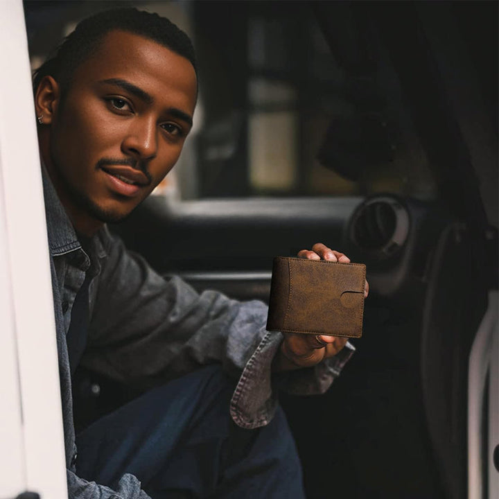Stornfield | Genuine Leather Anti-Theft Magnetic Wallet