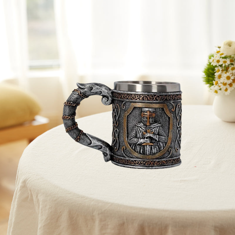 Creative Medieval Stainless Steel Tankard for Beer Coffee | Stornfield