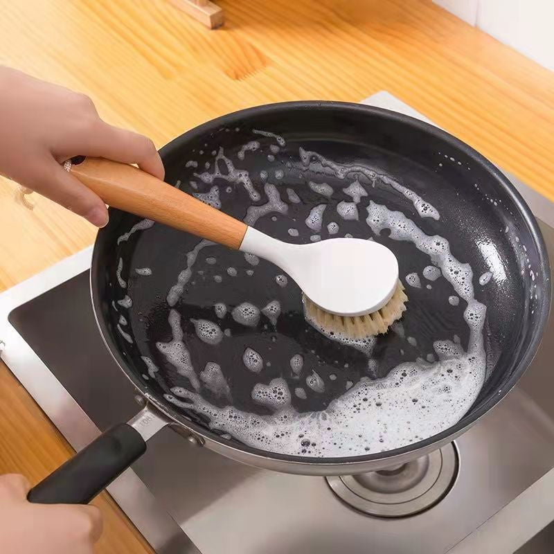Wooden Handle Pan Brush | Stornfield