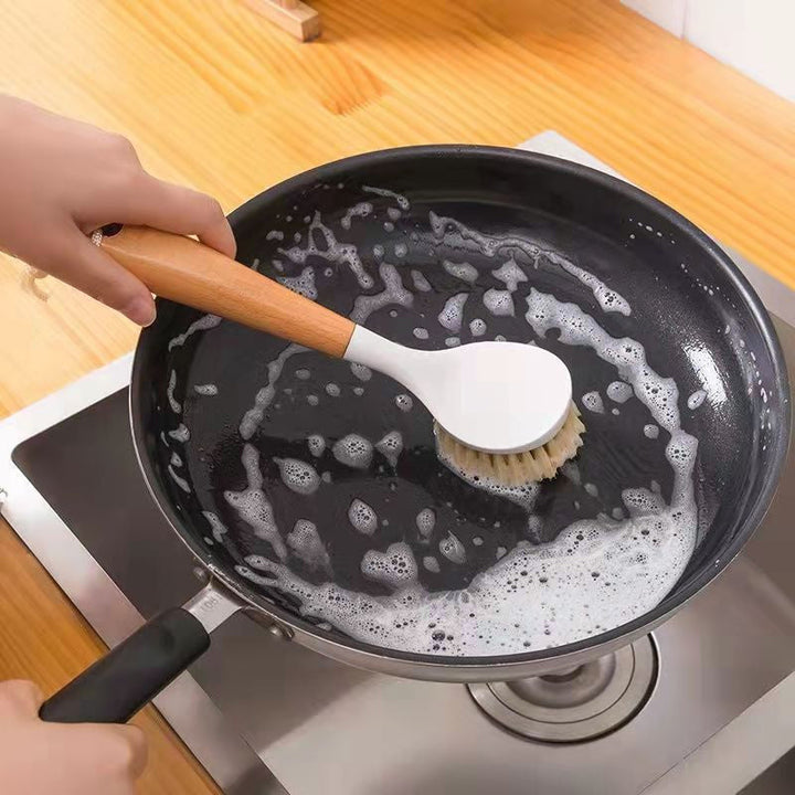 Wooden Handle Pan Brush | Stornfield