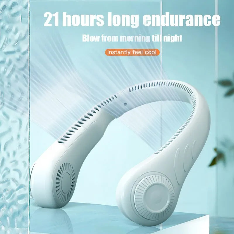 Portable Neck Fan with 360 Cooling Airflow | Stornfield