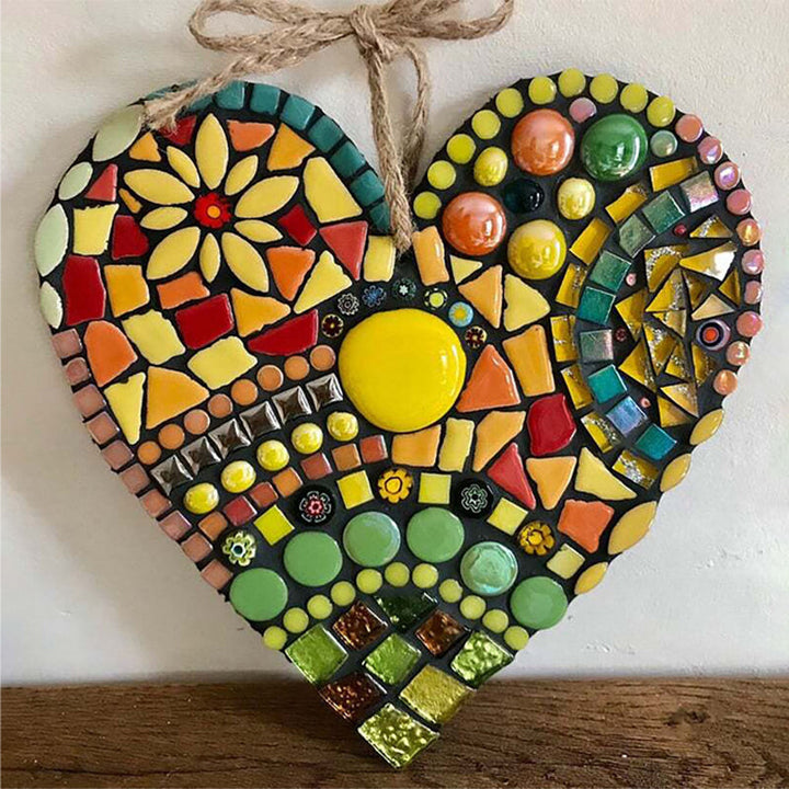 Stornfield | Large Mosaic Heart Garden Decoration